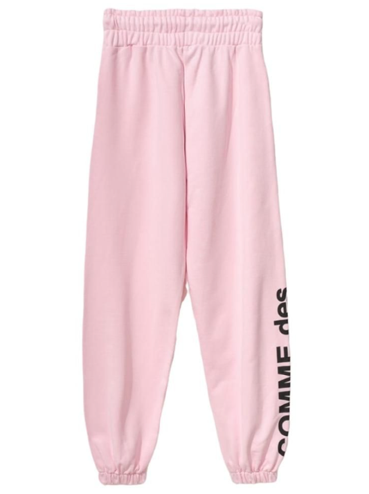 Chic Pink Cotton Sweatpants with Unique Print