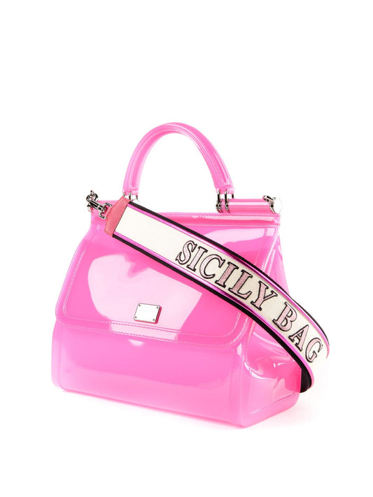 Chic Pink Sicily Shoulder Crossbody Bag