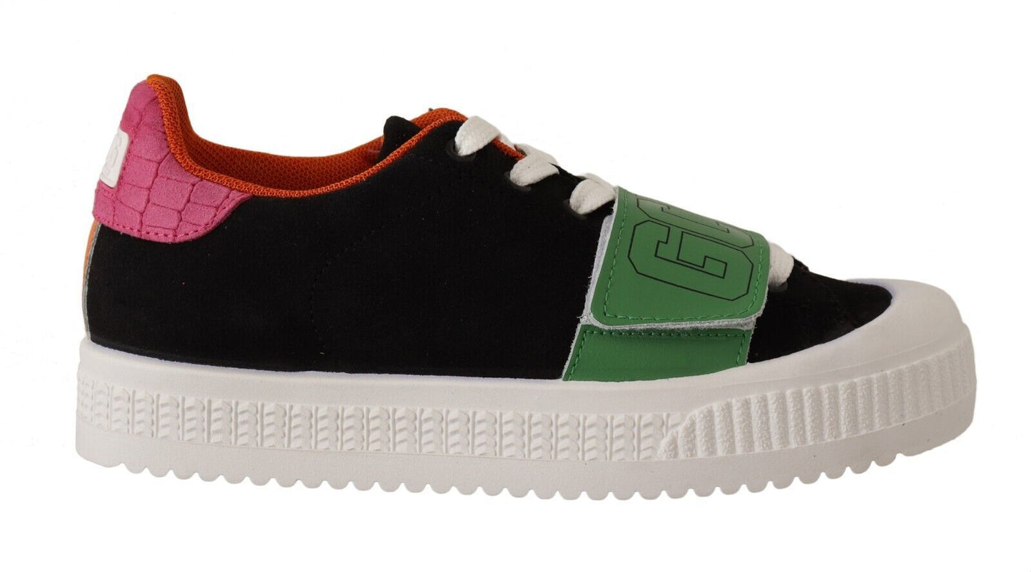 Stylish Multicolor Low Top Lace-Up Sneakers