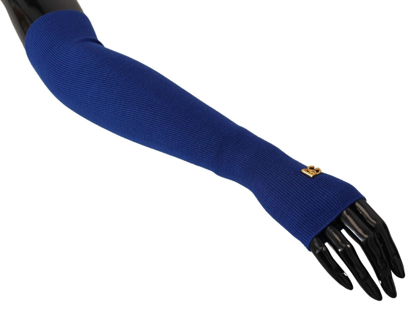 Elegant Knitted Fingerless Elbow Gloves