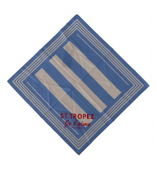 Elegant Striped Cotton Handkerchief
