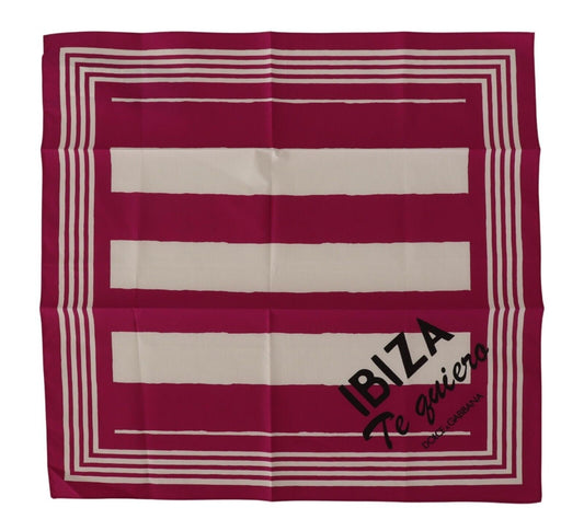 Chic Striped Cotton Handkerchief