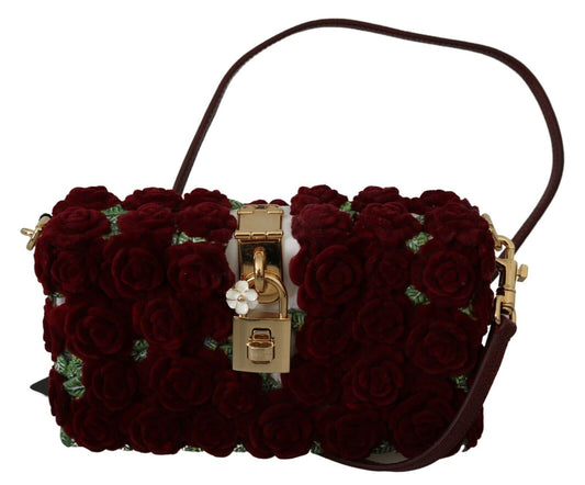 Exquisite Multicolor Box Bag with Red Details