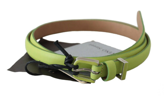 Emerald Green Leather Fashion Belt