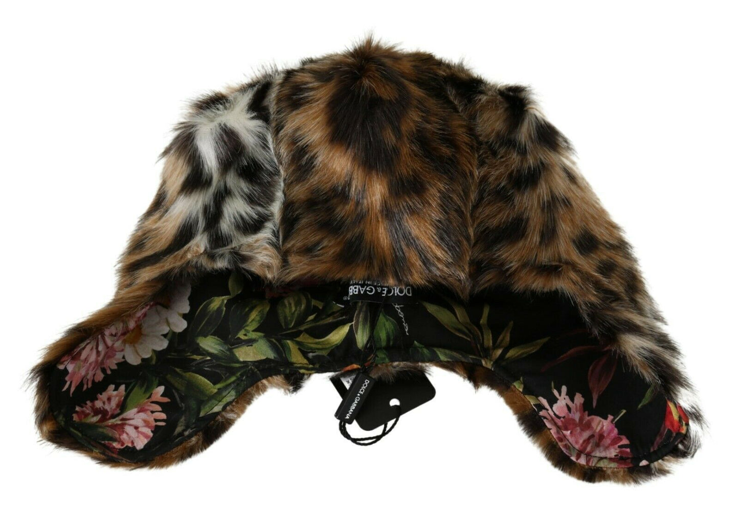 Elegant Leopard Pattern Russian Hat