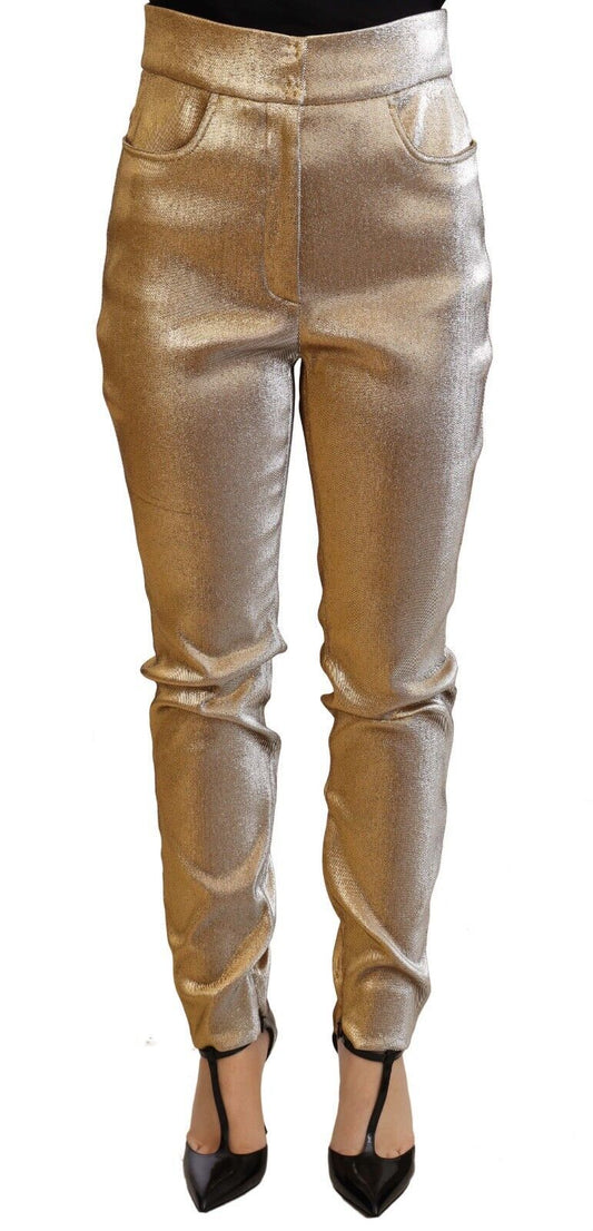 Glamorous Gold Metallic Skinny Pants