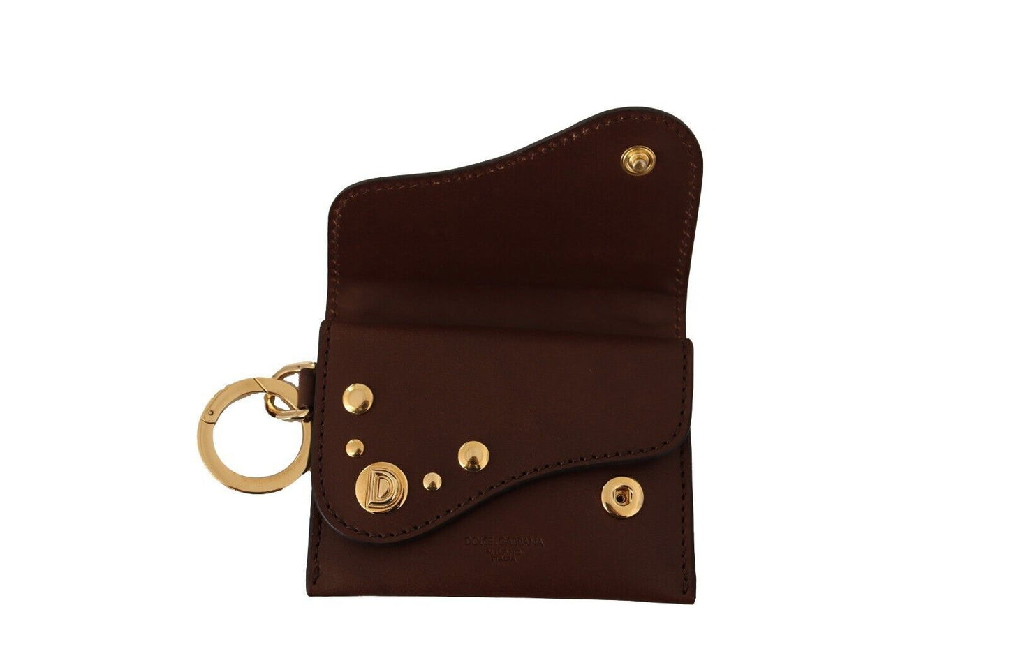 Elegant Leather Bifold Wallet & Keychain Set