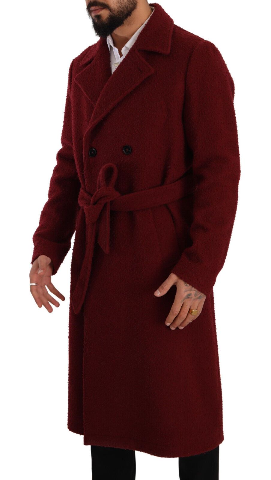 Stunning Double Breasted Wool Overcoat
