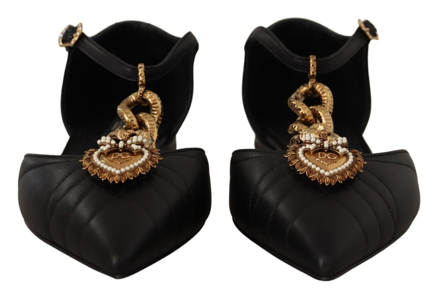 Elegant Gold Chain T-Strap Flat Sandals