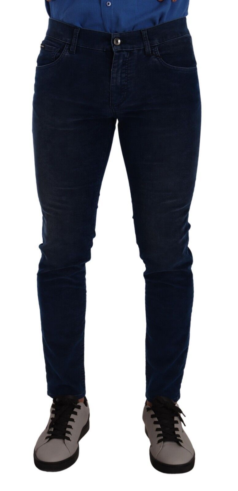 Sleek Dark Blue Slim Fit Jeans