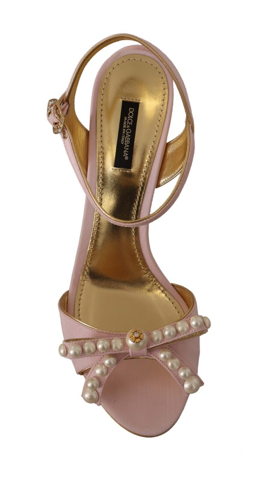 Elegant Silk Blend Pink Ankle Strap Heels