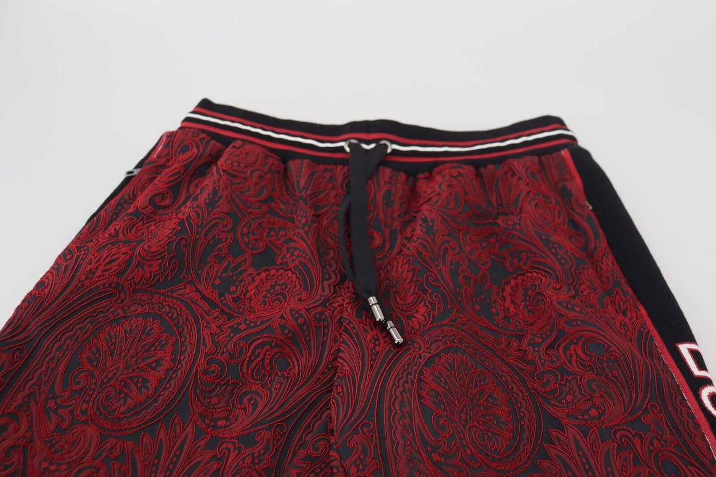 Elegant Red Wool Trousers for Men