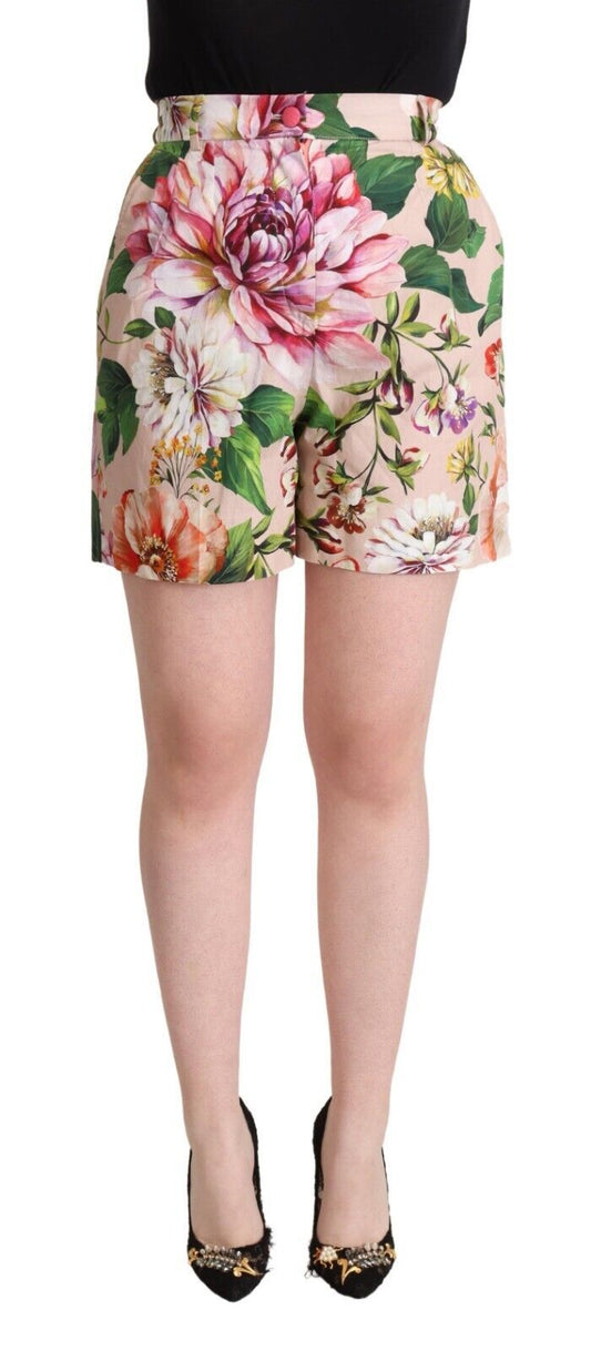 Elegant Fiori Print Bermuda Shorts