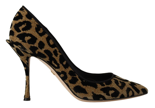 Elegant Leopard Print Heels Pumps