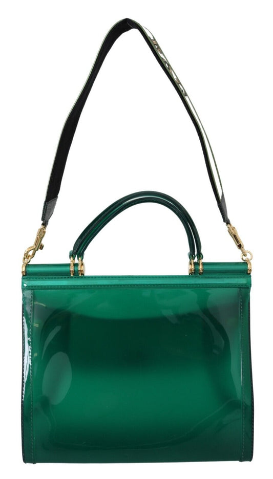 Sicily Bag in Lush Green with Gold Accents