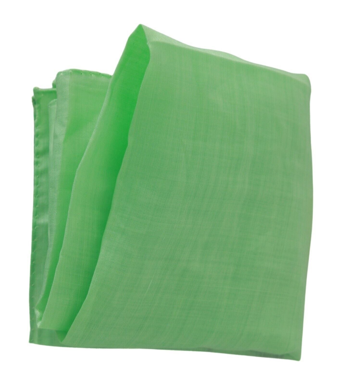 Elegant Apple Green Linen Scarf