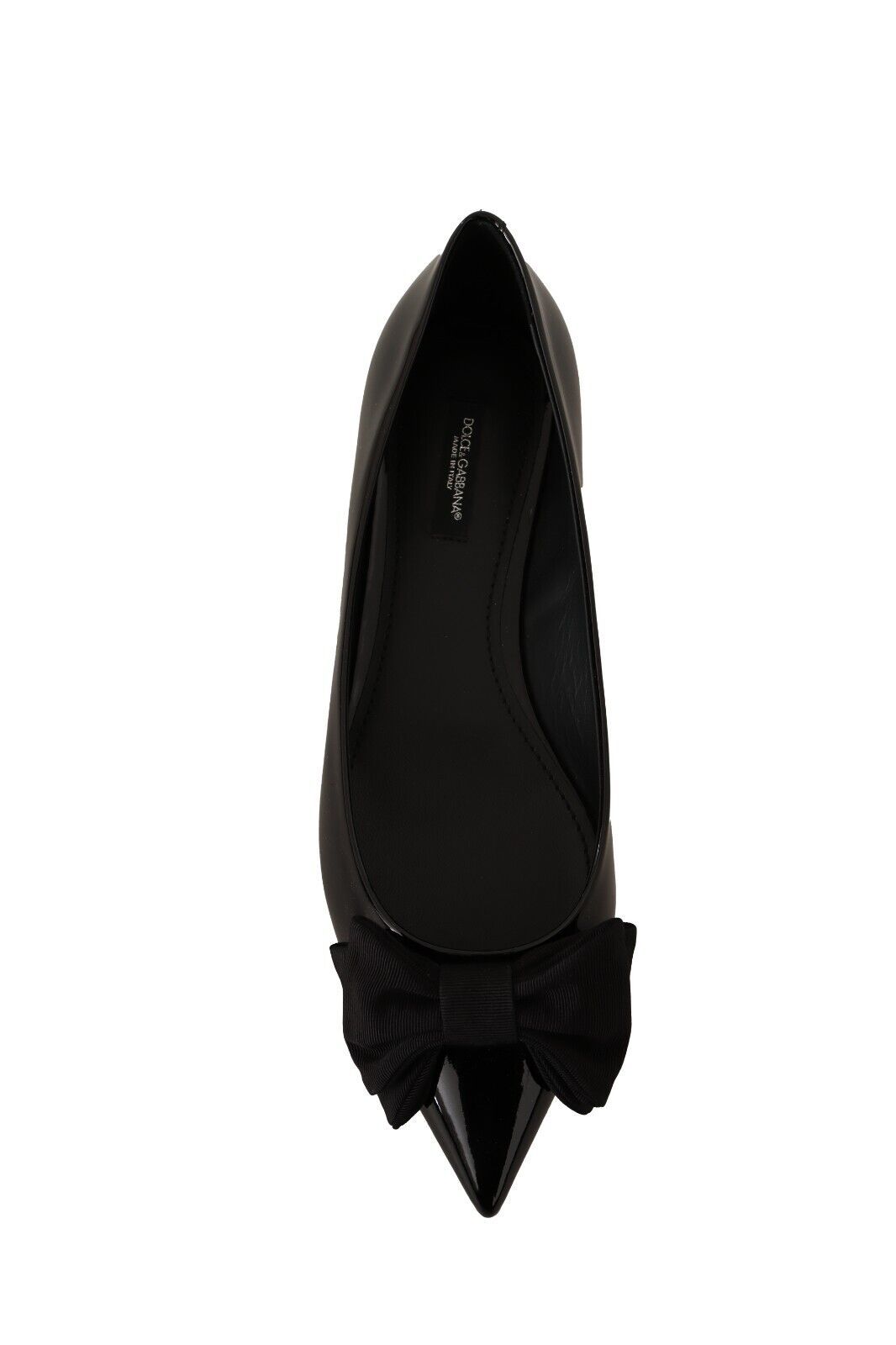 Elegant Black Leather Ballerina Flats