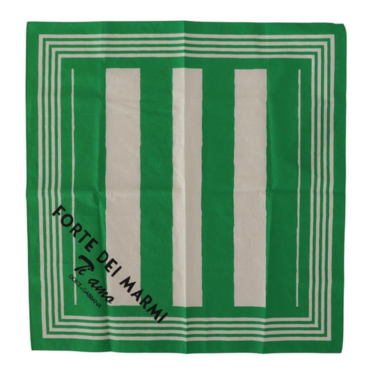 Striped Cotton Scarf with Charming Italian Flair