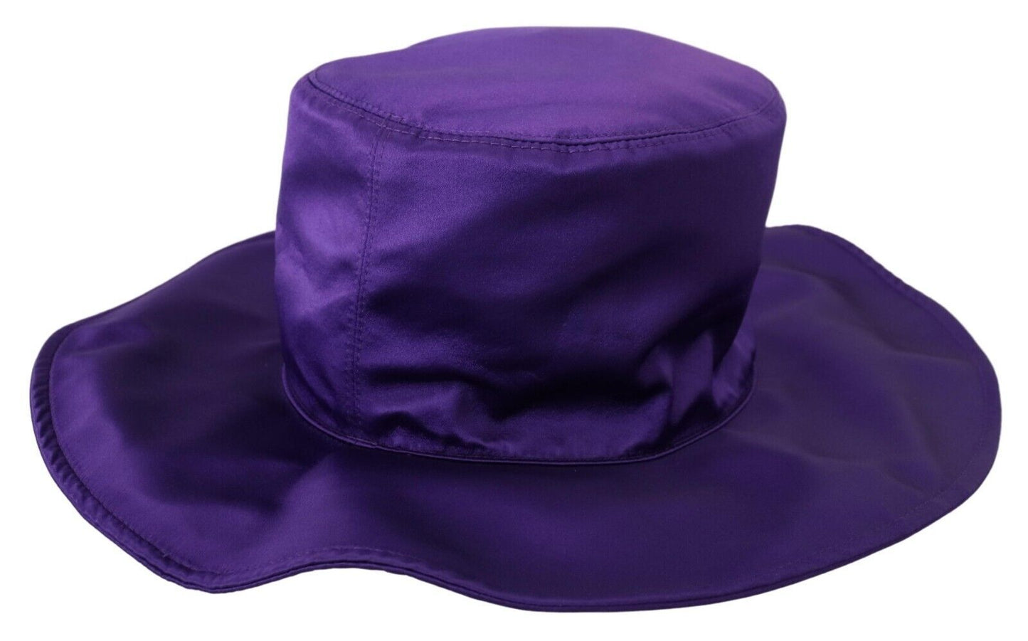 Elegant Purple Silk Top Hat