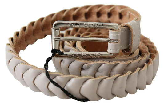 Elegant Twisted Leather Waist Belt