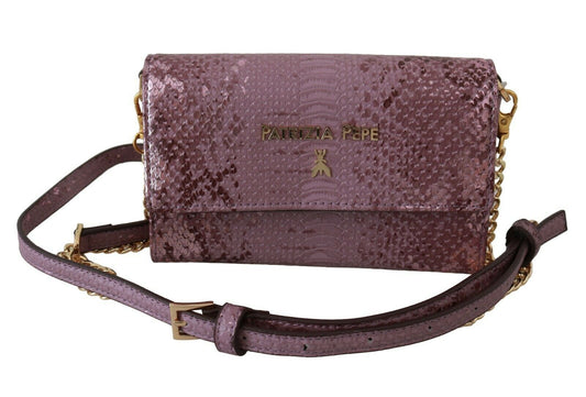 Elegant Purple Crossbody Flap Bag