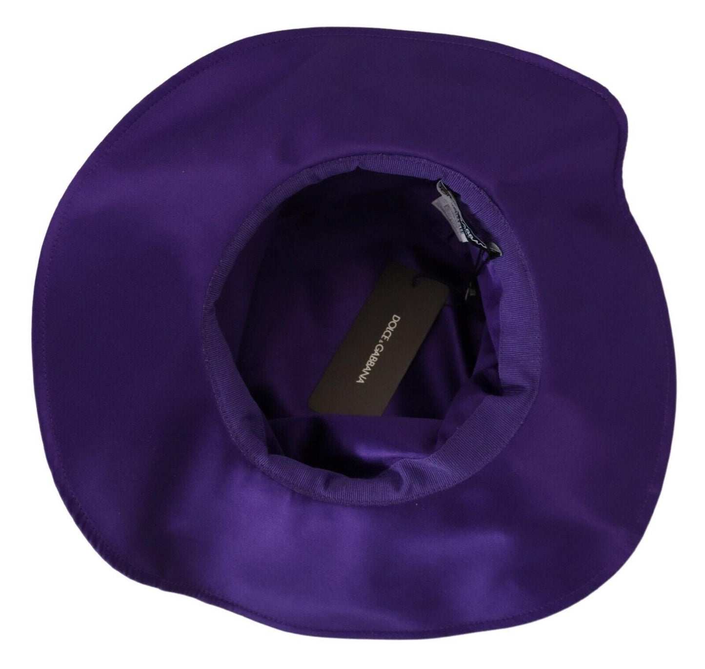 Elegant Purple Silk Top Hat