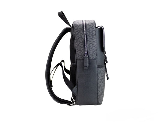 Cooper Large Black Signature PVC Square Sport Backpack Bookbag