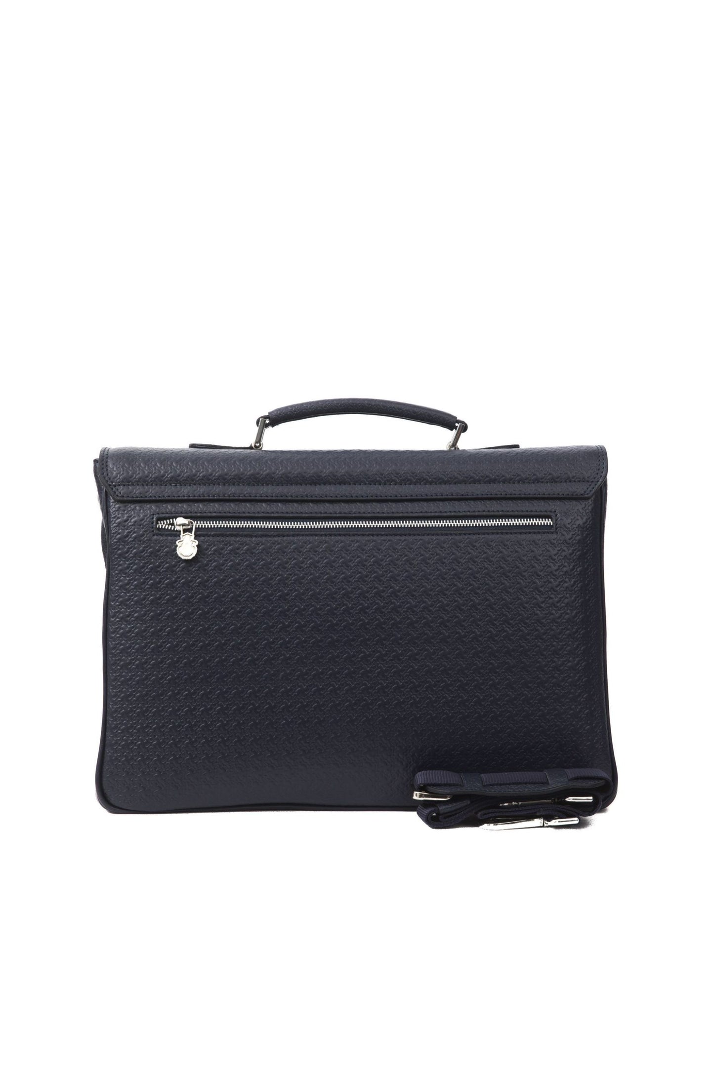 Blue Python Leather Executive Briefcase