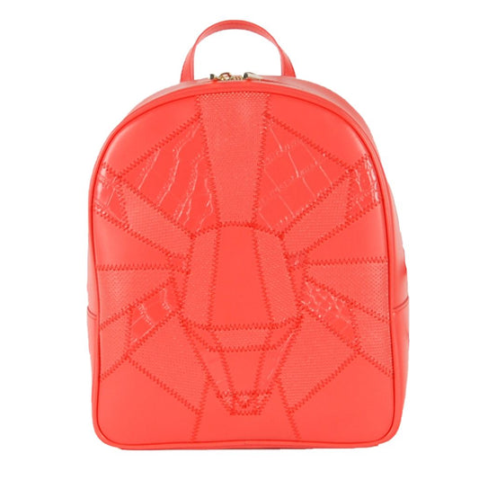 Chic Coral Backpack in Calfskin Blend