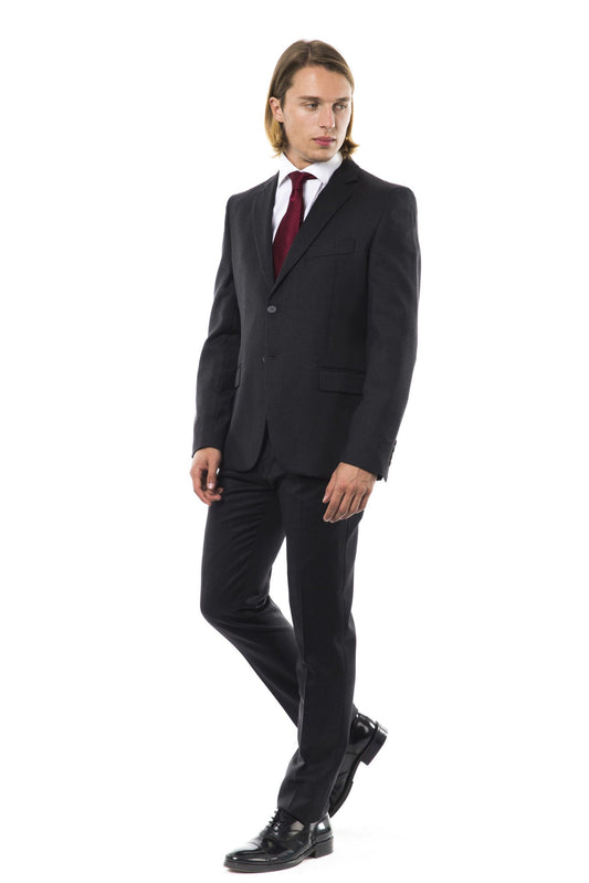 Elegant Slim Fit Wool Suit Set