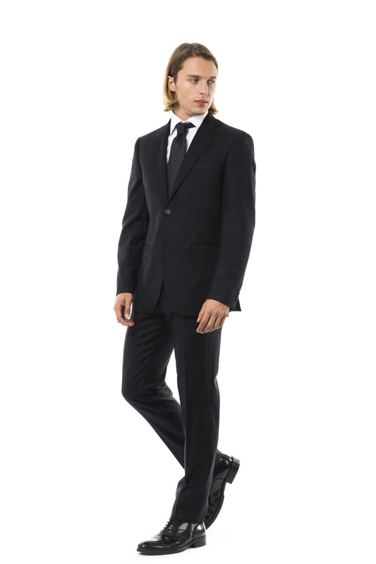 Sleek Virgin Wool Slim Fit Suit
