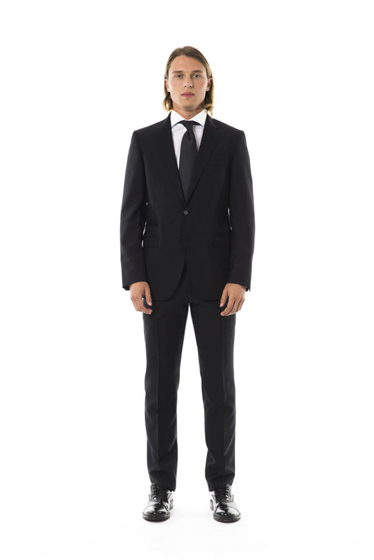 Elegant Slim Fit Wool Suit