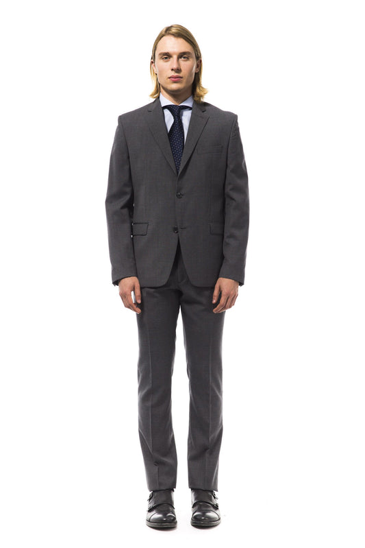 Elegant Slim Fit Wool Suit Set