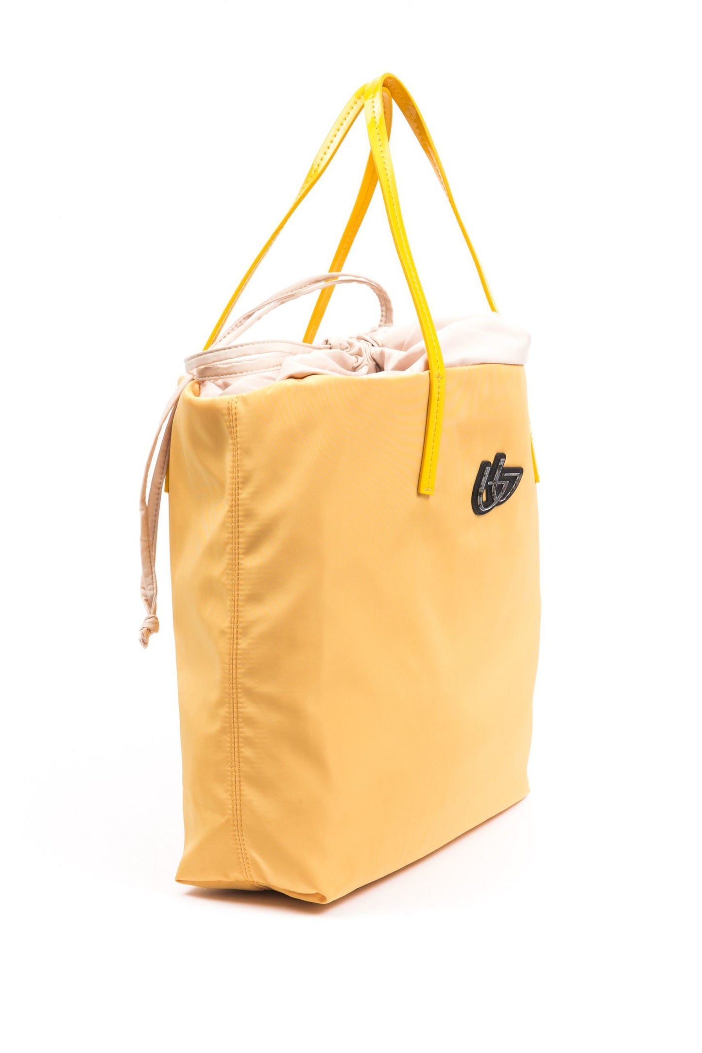Chic Sunshine Yellow Fabric Tote Bag