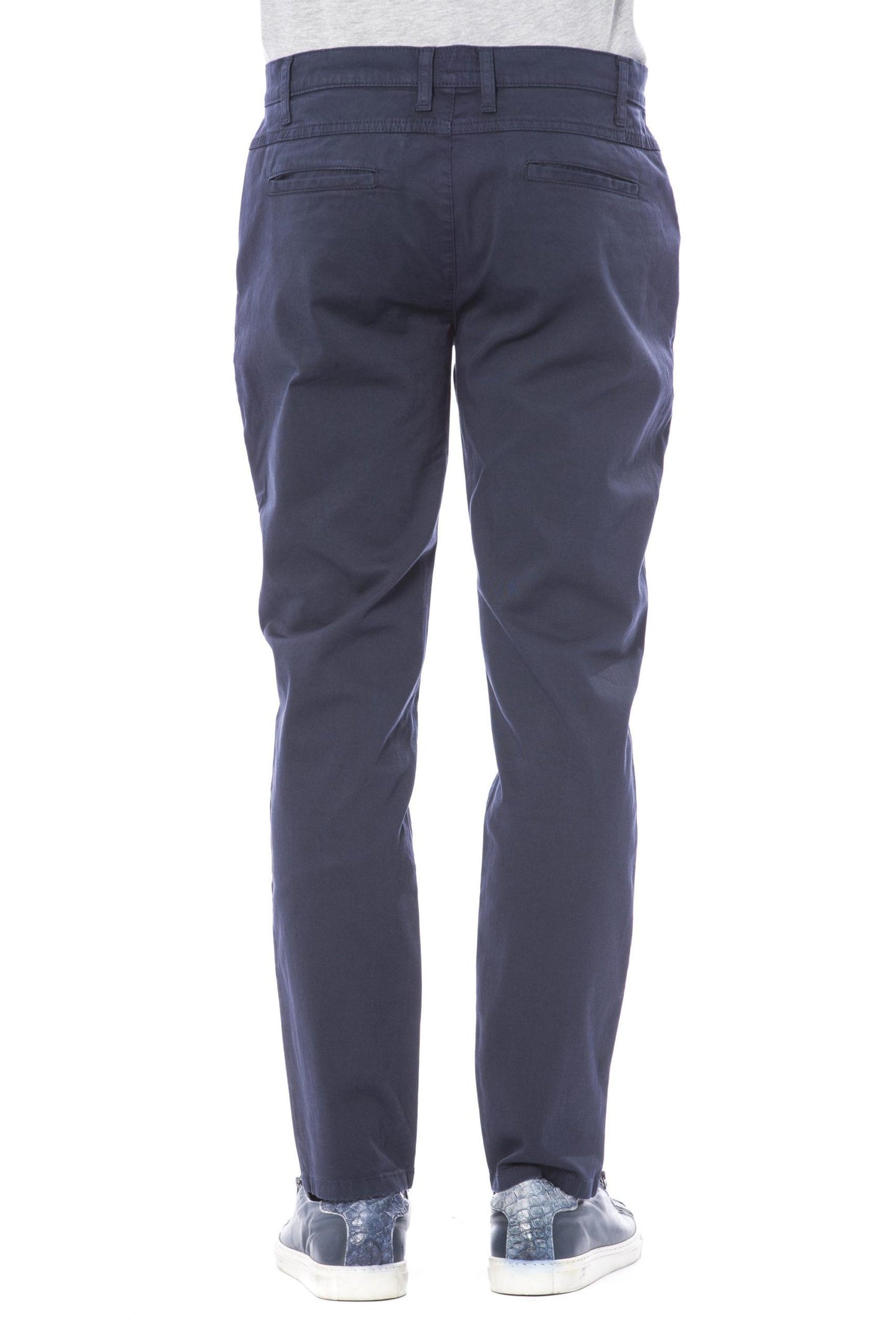 Elegant Blue Chino Trousers