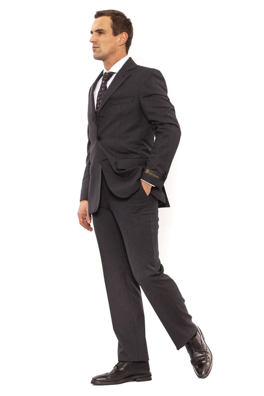 Elegant Gray Classic Fit Suit