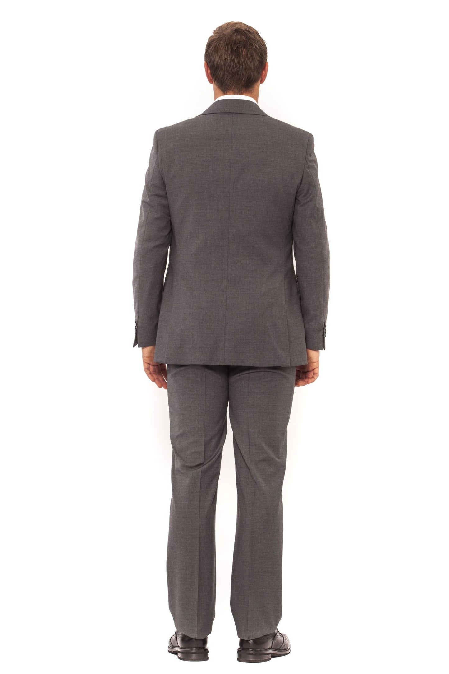 Elegant Tailored Gray Classic Fit Suit