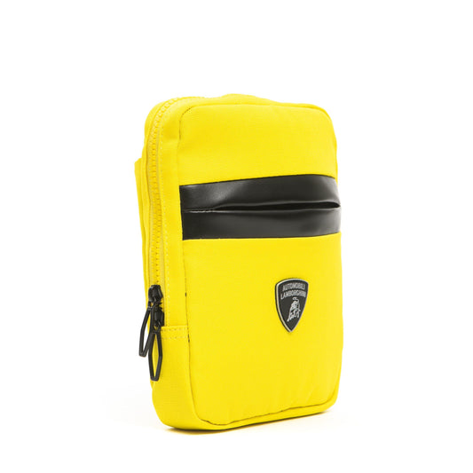 Sleek Yellow Satchel with Adjustable Strap