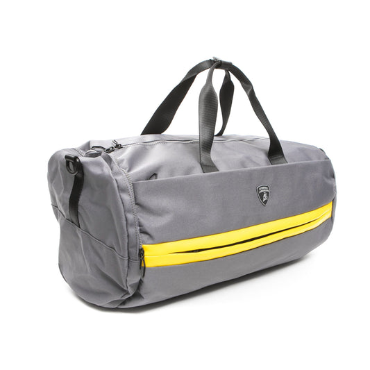 Elegant Gray Duffel Travel Bag