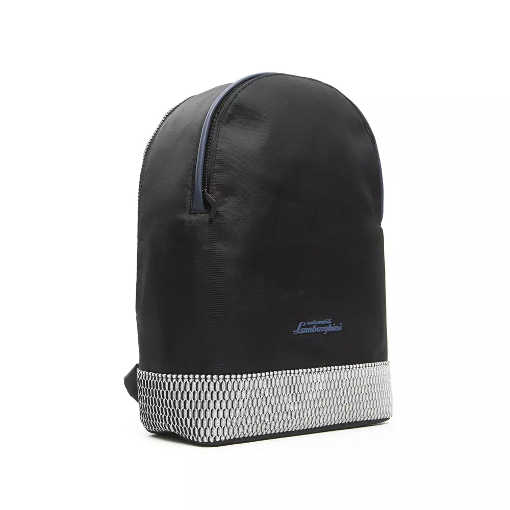 Sleek Black Backpack with Adjustable Straps