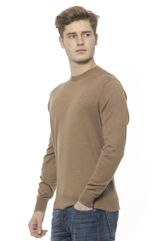 Elegant Cashmere Crewneck Men's Sweater