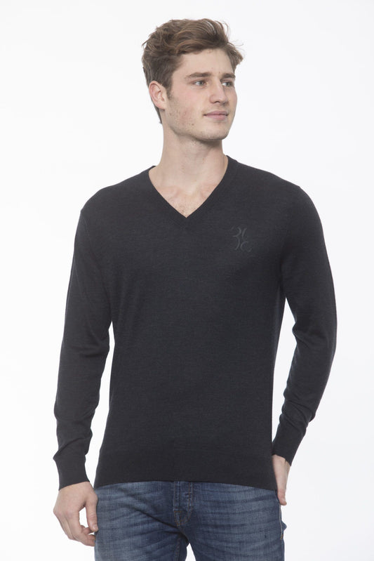 Elegant Cashmere V-Neck Mens Sweater