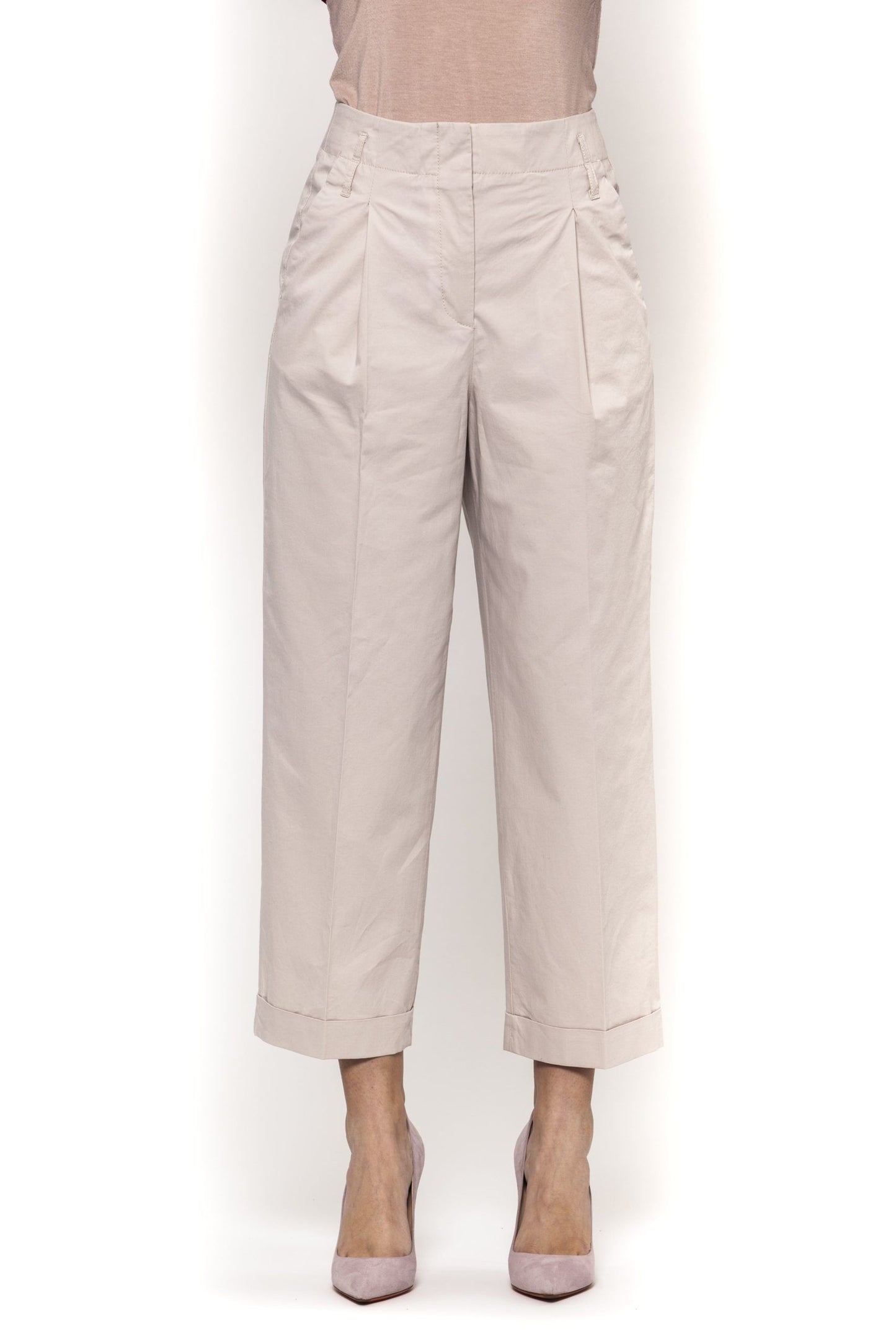 Elegant High-Waisted Palazzo Trousers