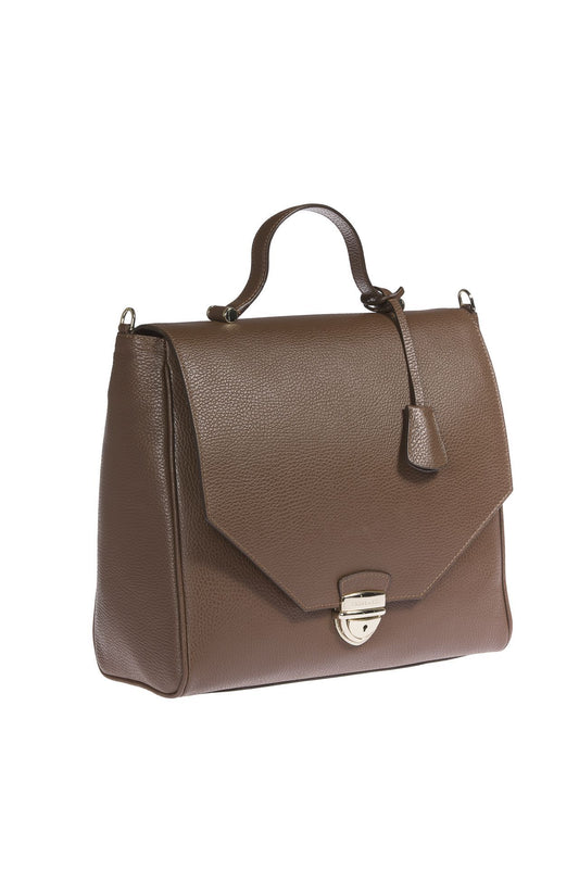 Elegant Embossed Leather Hand Bag