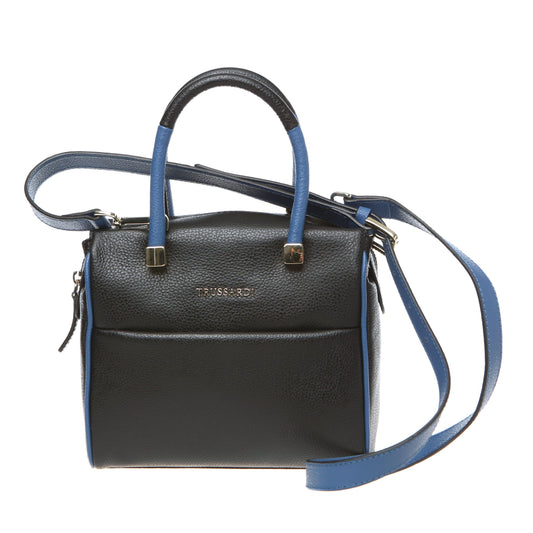 Chic Embossed Leather Handbag with Removable Strap