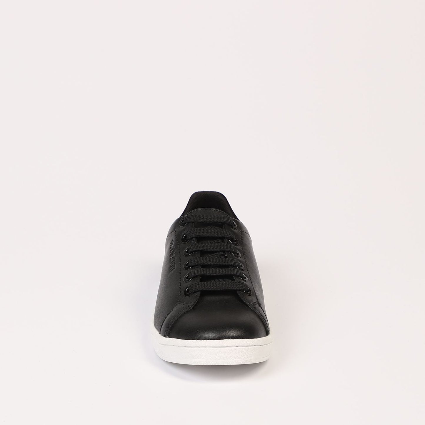 Chic Black Tennis Trainers with Lace Closure