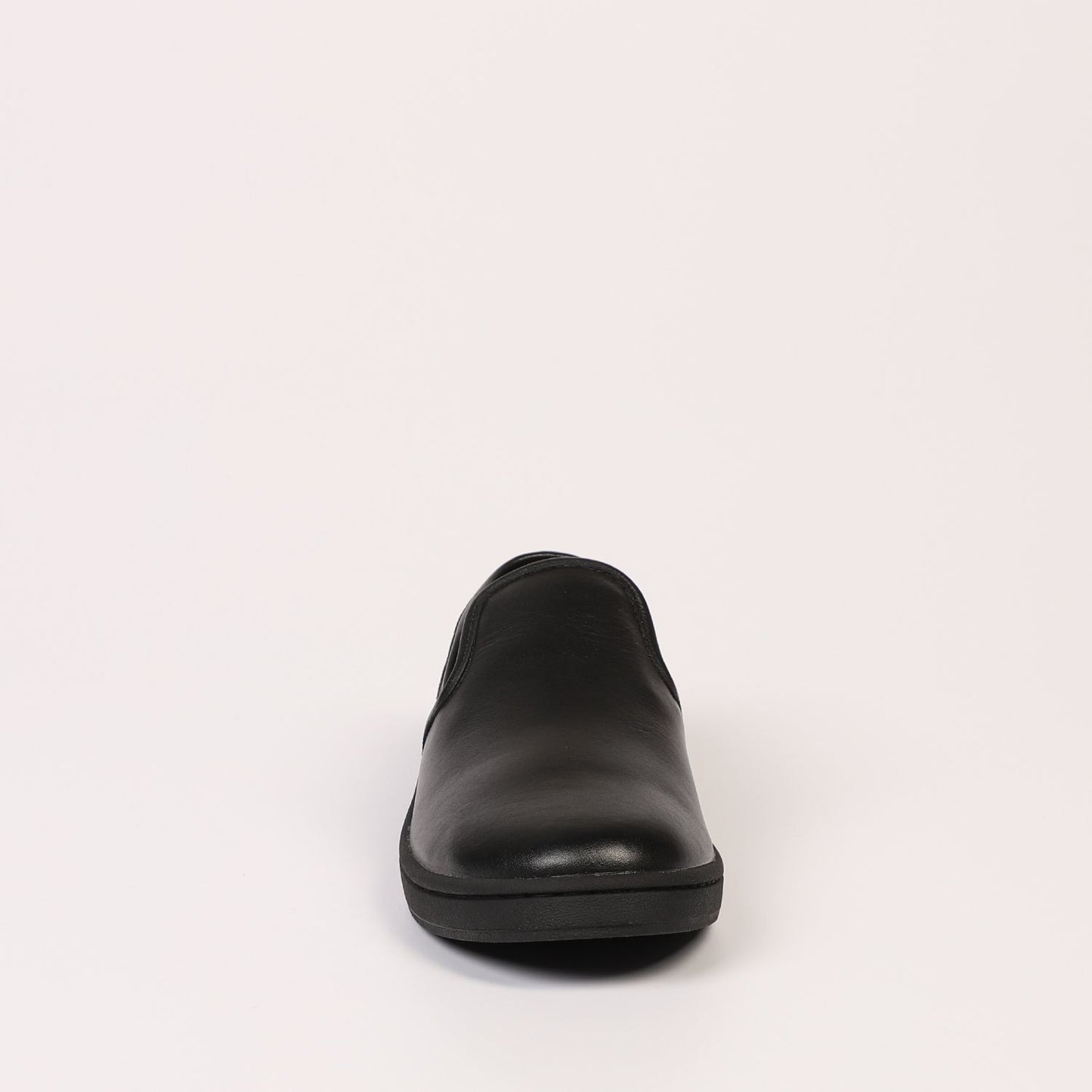 Sleek Black Suede Slip-On Sneakers