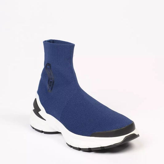 Electric Bolt Sock Sneakers in Dazzling Blue