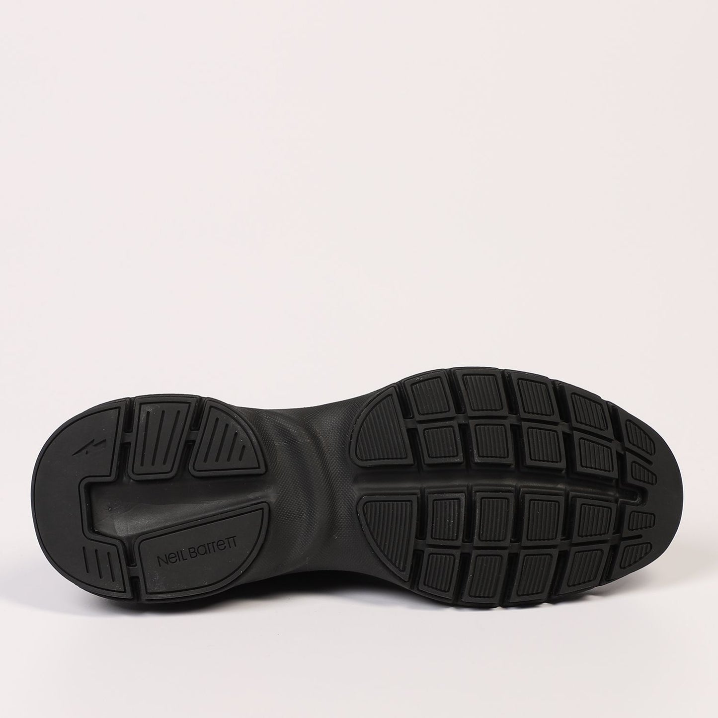Sleek Black Bolt Sock Sneakers