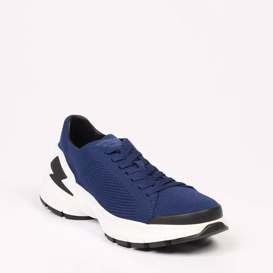 Electric Blue Bolt Sneakers